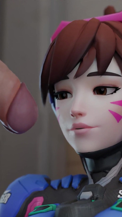 Σέξι D.Va ζητά να χρησιμοποιήσει προφυλακτικό για μεγάλο πούτσο και έντονο άγριο σκληρό γαμήσι καουμπόισσας - 3D Overwatch Animation