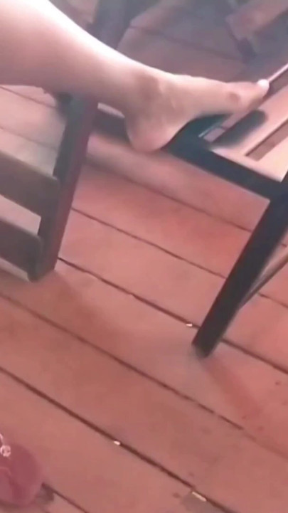 Emotional moment from "Showing her panties at the bar"