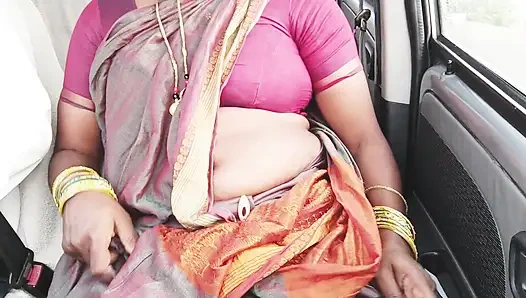 Indian Maid Car Sex with House Owner