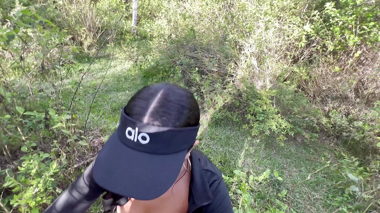 Hike in the woods with a new acquaintance ends in a rich public fuck