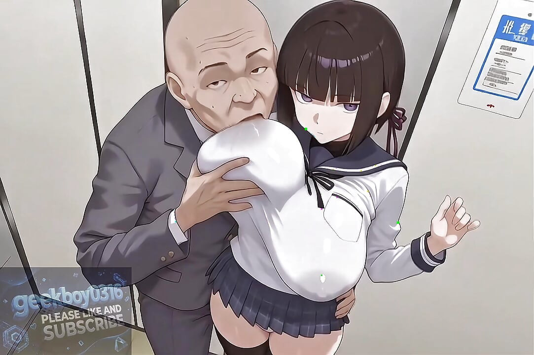 hentai ai video - Ugly Man Trapped On A Looping Empty Train With A Busty Ovulating Schoolgirl From Another Dimension