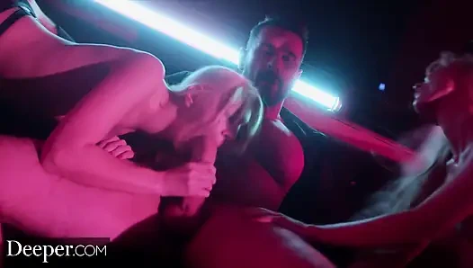 Deeper - Kayden and Kenna fuck VIP in strip club booth