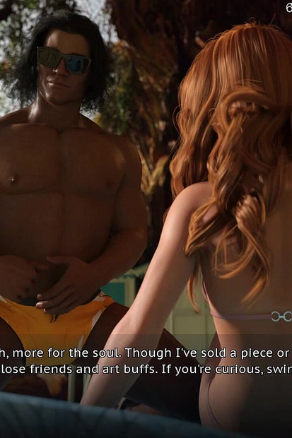 Boundaries of Morality - V0.500 - a Black Guy Applied Sunscreen on Emma