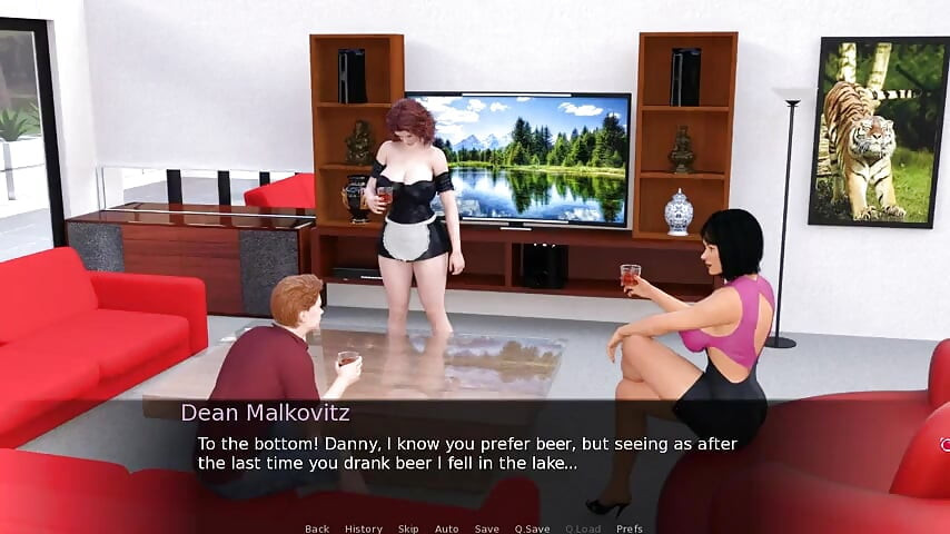 Milftopia - oyun - rol yapma - üvey anne hizmetçi kıyafeti içinde ve sikişiyor