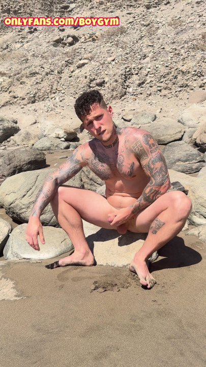 SEMIHARD COCK in the Public Beach