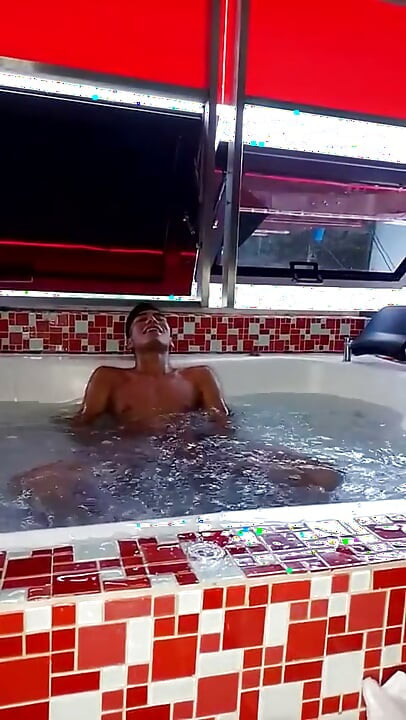 My Black Lover Pounding My Pussy Hard in the Jacuzzi Tub