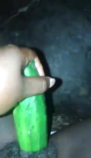 Extra Large Cucumber making me Squirt and Cum