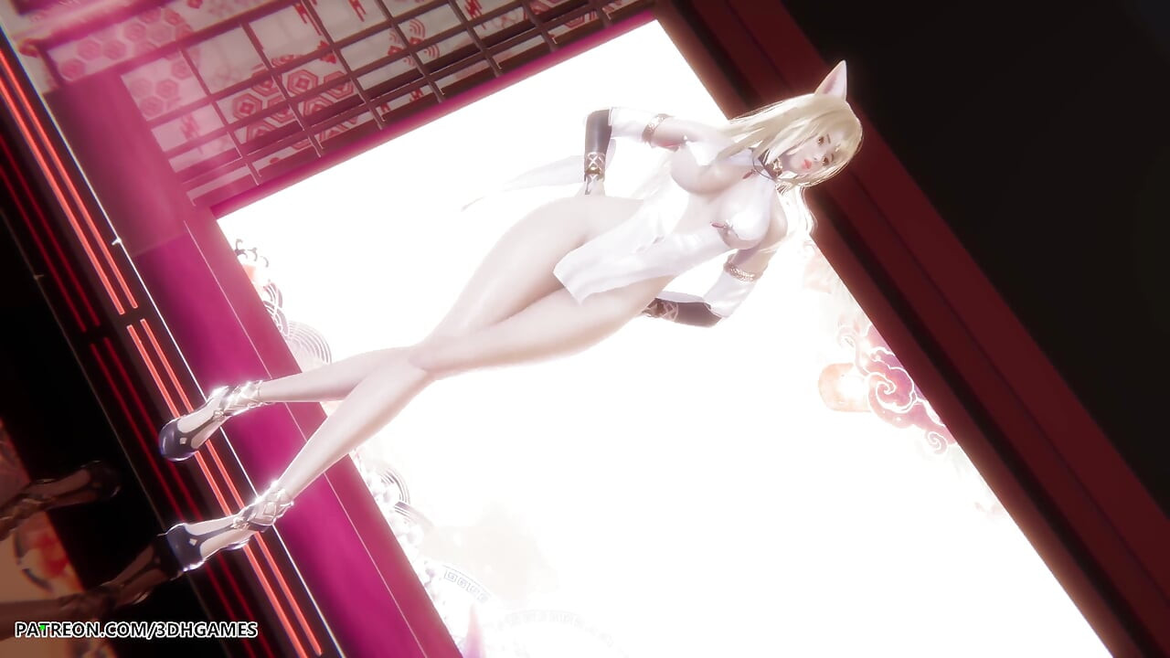 Mmd Gokuraku Jodo Ahri Sexy Striptease League of Legends Hentai Unzensiert 4K 60fps