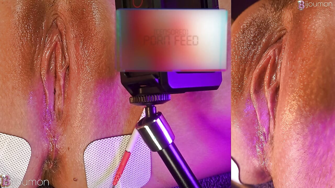 Ekstrem close-up: Fisse buler og pulserer mens jeg ser VR - High-Speed #5