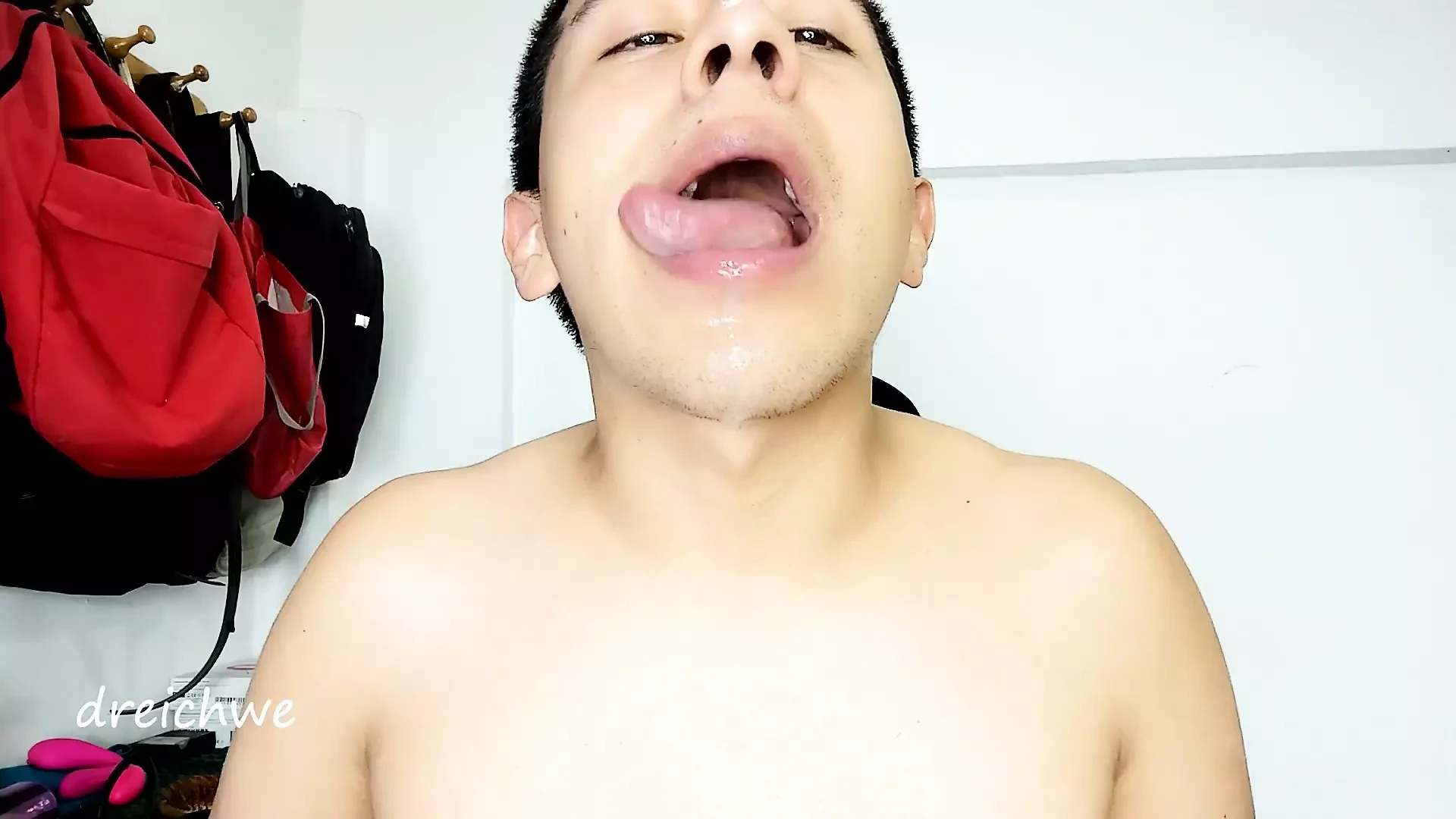 Língua quente e saliva