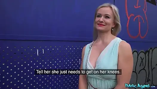 Public Agent - Big Tit Blonde Lily Joy Gets Fucked Behind Train Station