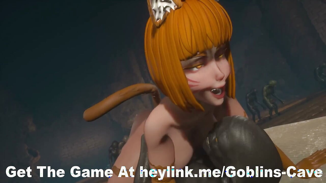 Goblins Cave Ordeal: Hot MILF Bent Over & Anally Wrecked Doggy Style