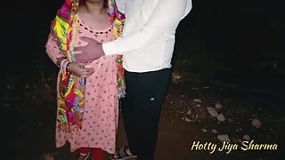 Viral Kulhad Pizza Couple Leaked sex tape Fucking neighbors wife outdoor sex.