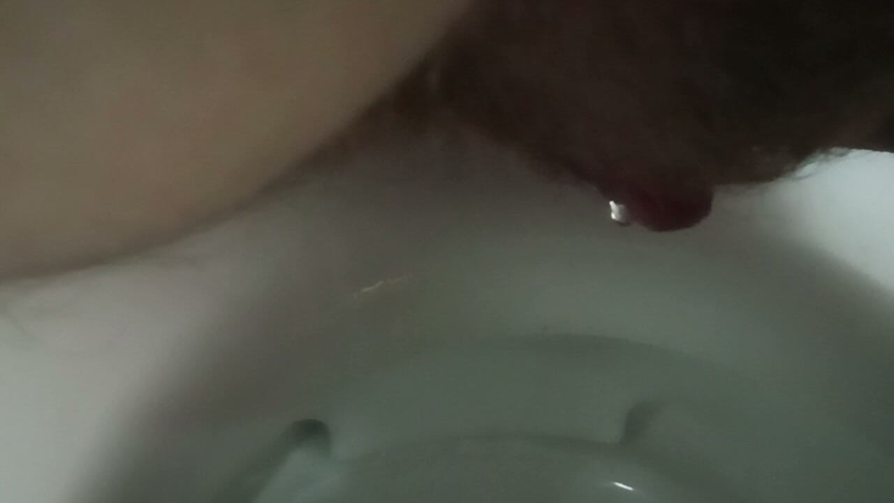 As I pee