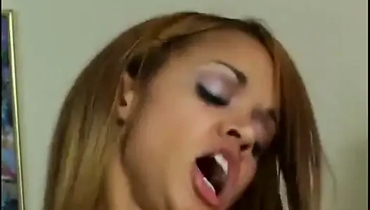 Blonde skinny latina got fucked in the bedroom