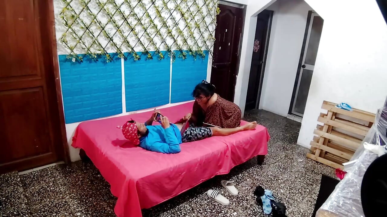 Mature woman uses a man for her pleasure and films a private tape. Part 1