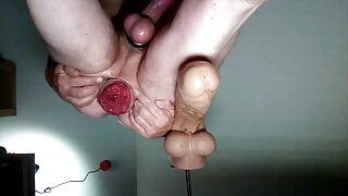 Lampwick 3xl - głęboki anal - zerżnięta przez maszynę do ruchania - pączek róży - wypadnięcie