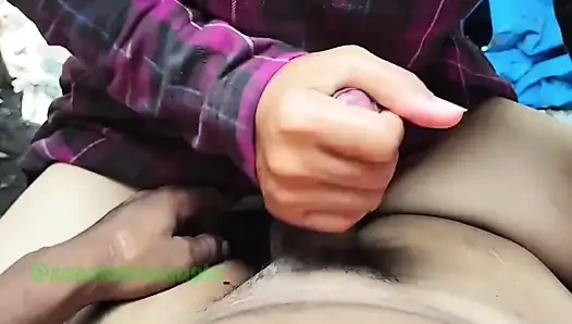 Maid gives blowjob to her employer