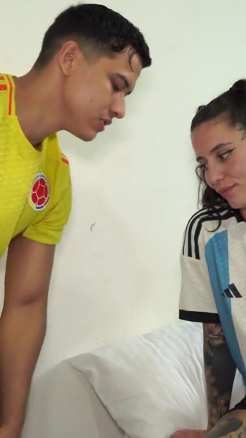 Friend fucks his friend's wife after losing a bet - Angerl Cruz & Blaze Rager | Clip 1