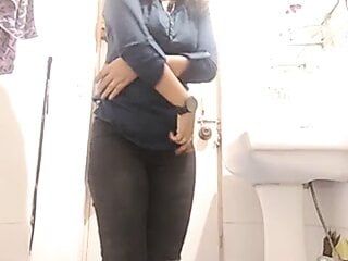 desi cute young married girl selfie video for bf