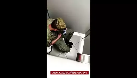 Russian Soldier jerking