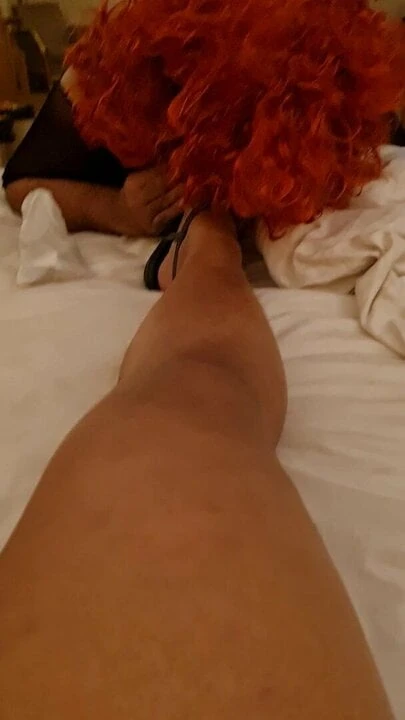 Slave boy giving pleasure to transexual part-1