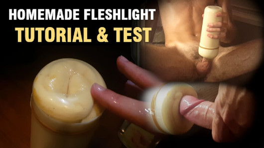 Eğitim ve test: ev yapımı fleshlight - cep amcığı