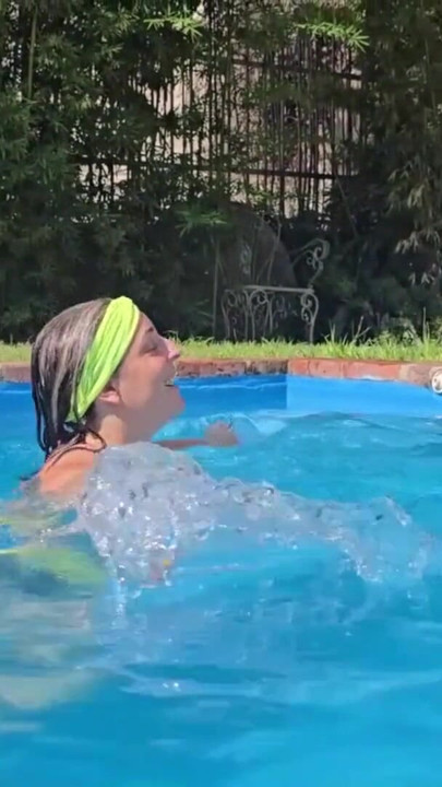 Epic moment from "Two degenerates fuck in the pool while the neighbors see everything. ARGENTINE LESBIAN"