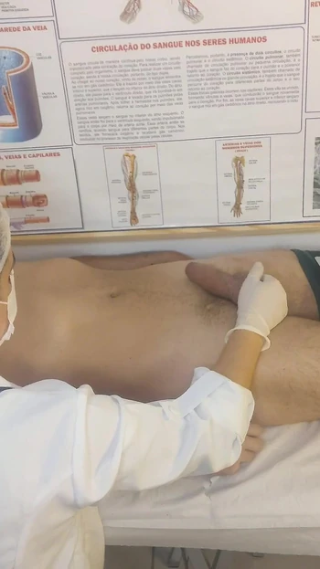 Unforgettable moment from "Nurse has her first patient with an erect penis!"
