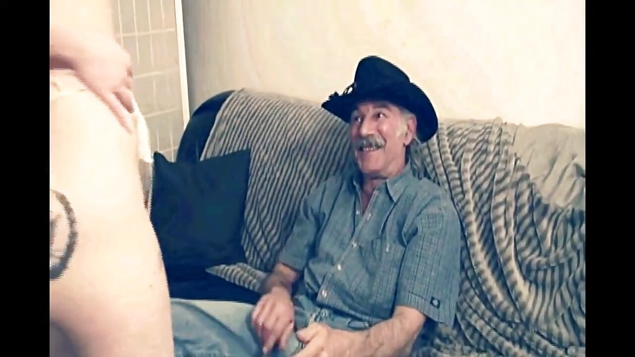 Old Man with Big Dick Fucks Young Whore in Heat