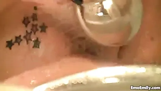 A Very Orgasmic Bath For This Brunette Cutie