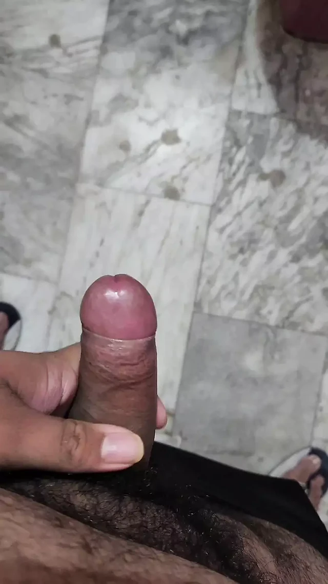 Desi boy jerkoff his big dick and enjoying