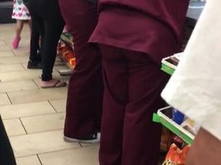 BIg Booty Latina in scrubs