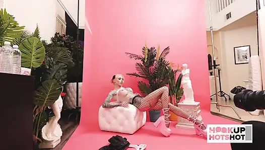 Sasha Beart Teases With Sexy Outfits Before Her Hot Shoot! BTS