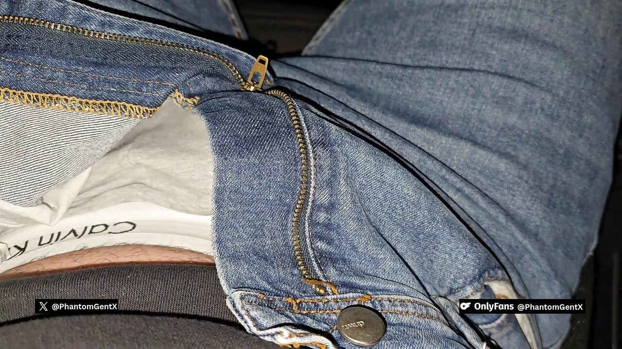 PhantomGentX – Horny German sneaks into the car with huge precum cock to cum