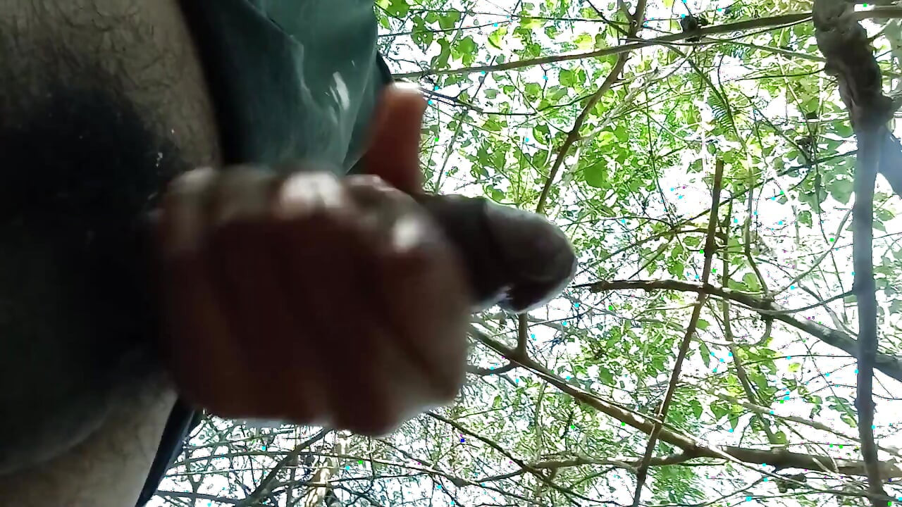 Teen Indian Guy Handjob in Outside Till Cum Shot