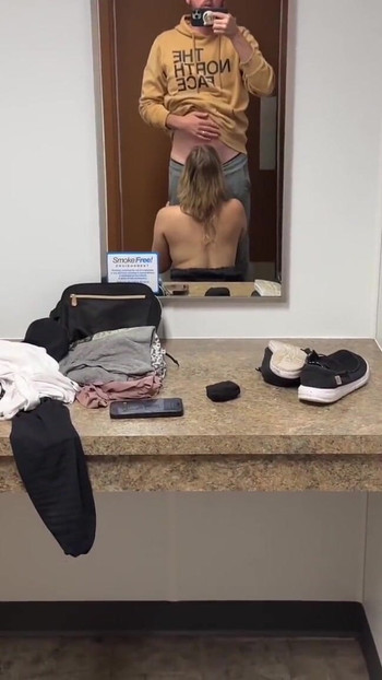 Must-share moment from "Caught in Public Shower Masturbating and Sucked Cock"