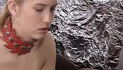 A Fabulous Blonde Teen From Germany Enjoys Getting Sprayed with Cum