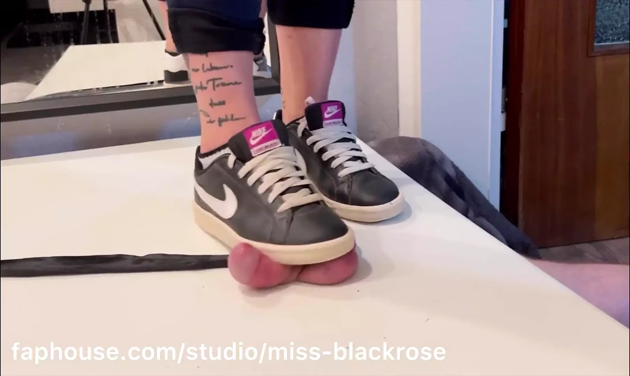 Sneaker and Barefoot Crush - Cock Trample