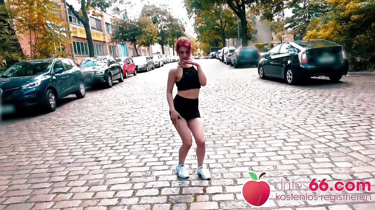 Risky Public Sex with Naughty Red Head Teen