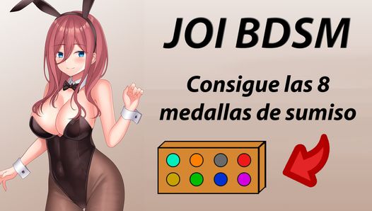 Spanish JOI - Consigue las 8 medallas BDSM