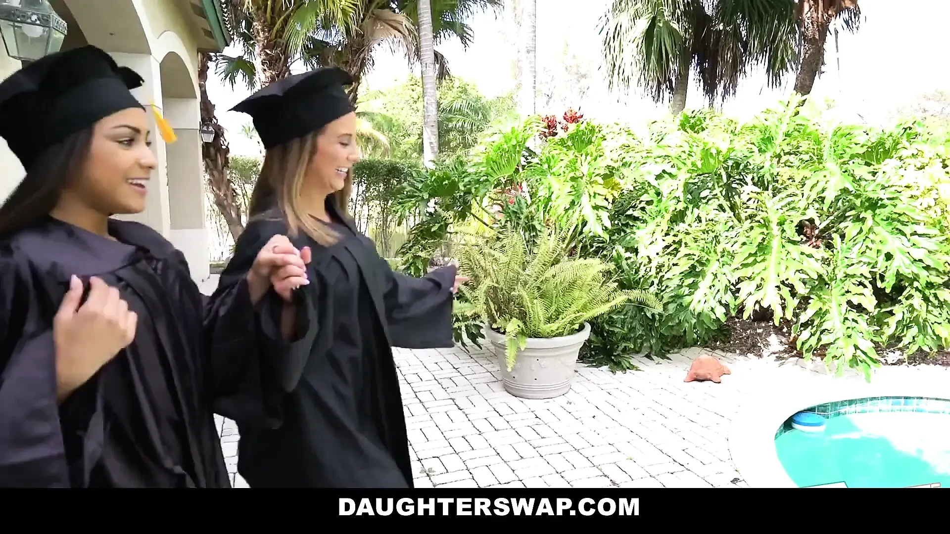 Graduation day stepdaughter swap
