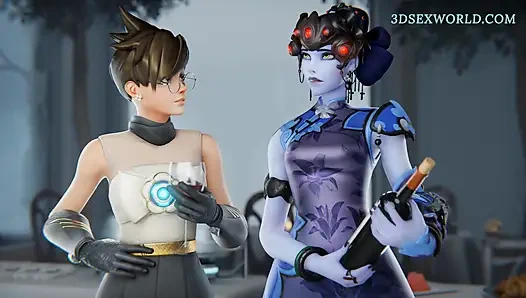 Letzter gangbang für Bride Ashe before Weeding (Realistisches 3D-Gameplay)