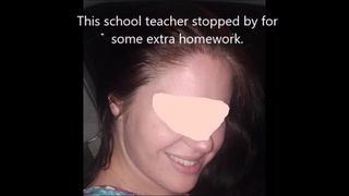 Very Secretive Interracial Dick Sucking by a White Teacher
