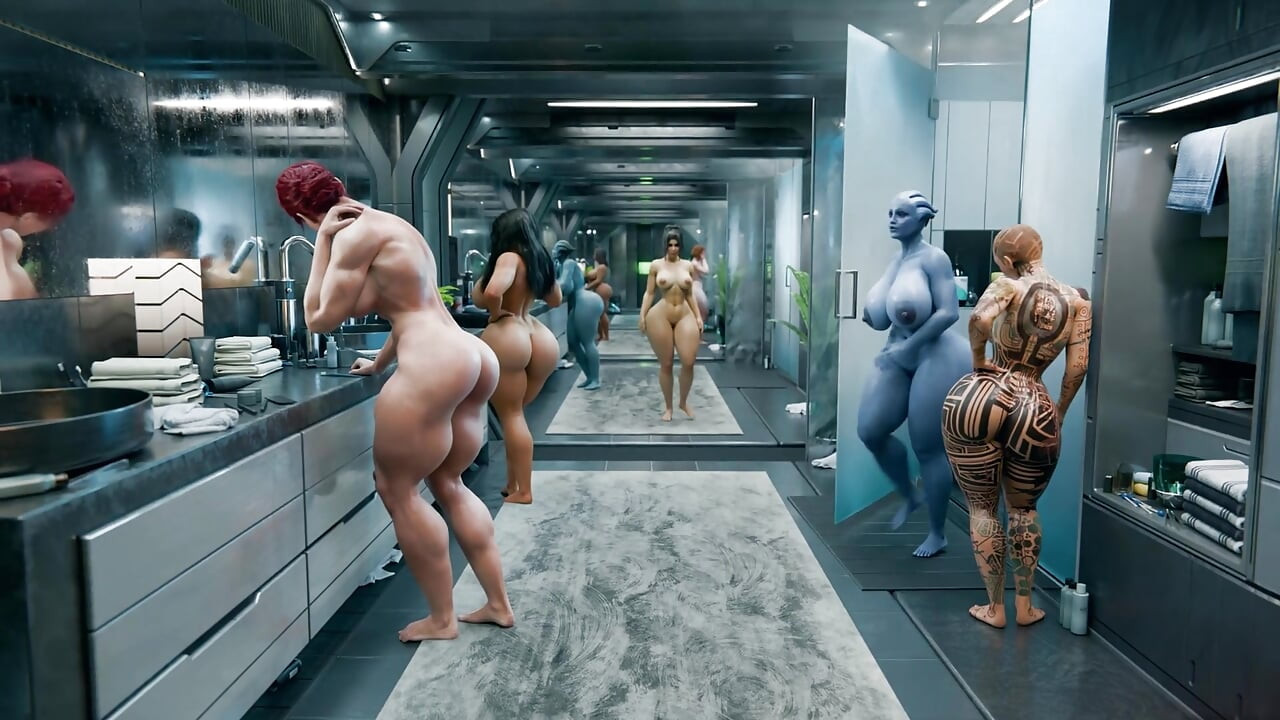 Hardkor gangbang u ženskom kupatilu (3D Anime) Exclusive