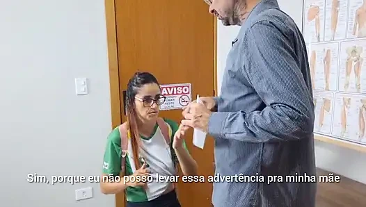 Student Fucks College Principal a Hot Cumshot