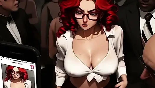 Gadis sekolah anime dientot habis-habisan di lubang mosh
