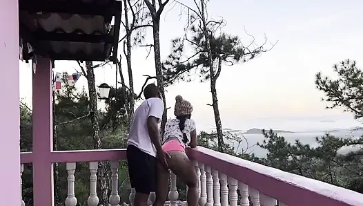 Having orgasm with the view