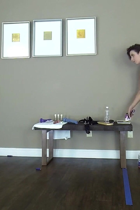 The Second Strip Body Shot Lands Squarely on Her Pussy