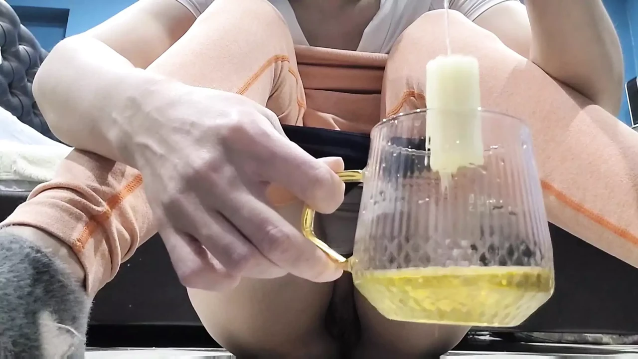 Suck a tampon with urine.